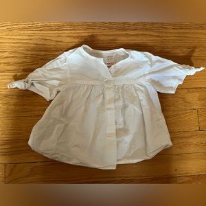 Zara white shirt 18-24m